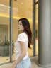 森马（Semir）短袖t恤女短款修身圆领内搭26夏凉感收腰V领上衣辣妹109326100003 实拍图
