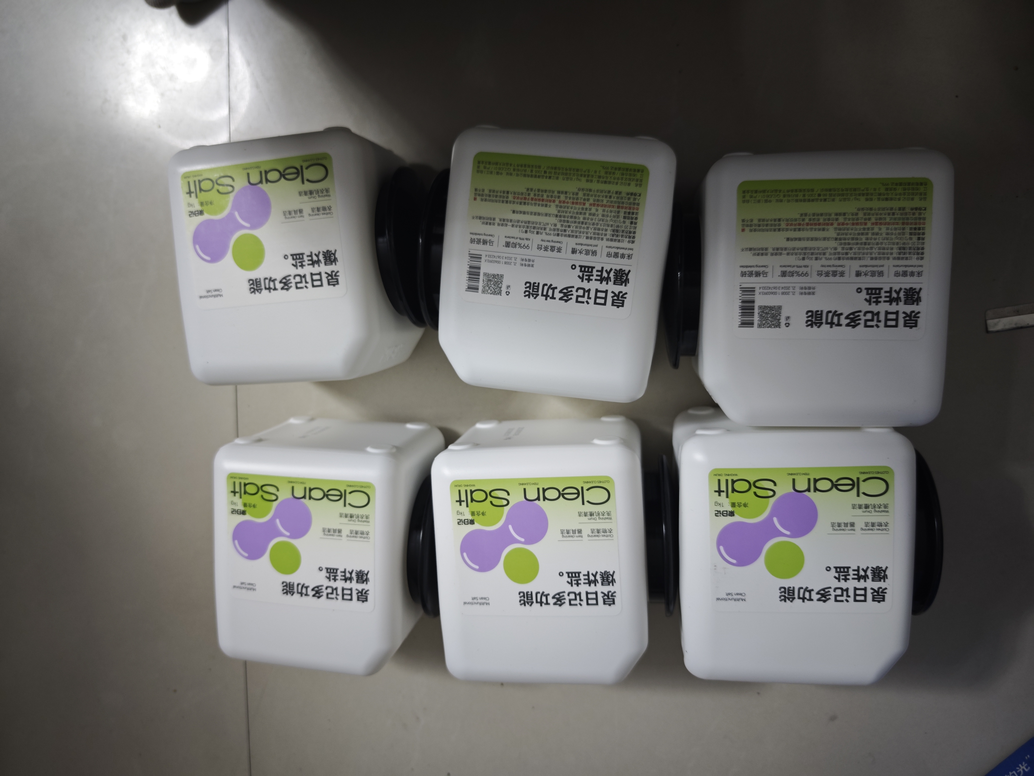 泉日记多功能清洁爆炸盐1kg*6 婴儿家用洗衣去污去渍去黄增白漂白 实拍图