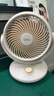 美的（Midea）【小型风扇】轻音台式桌面空气循环扇家用柔风电风扇宿舍办公迷你台扇落地扇空调伴侣 GAF18AD 实拍图
