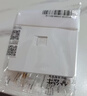公牛（BULL）开关插座 一位电脑六类插座奶油风G12T102B 暮雪白 实拍图