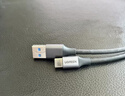 绿联USB3.0数据线Type-C充电线USB-C适用移动硬盘传输U盘苹果17/16/15华为手机平板笔记本电脑车载1米 实拍图
