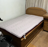 富安娜家纺床垫 全棉静享抗菌立体床垫厚垫橡筋绑带款 浅灰 120*200 实拍图