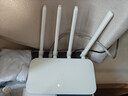 小米（MI）小米路由器【二手9成新】家用无线速率双千兆5G双频WIFI宽带移动联通电信校园网四天线穿墙王高速1200M 【穿墙王】小米4C配电源送网线 实拍图