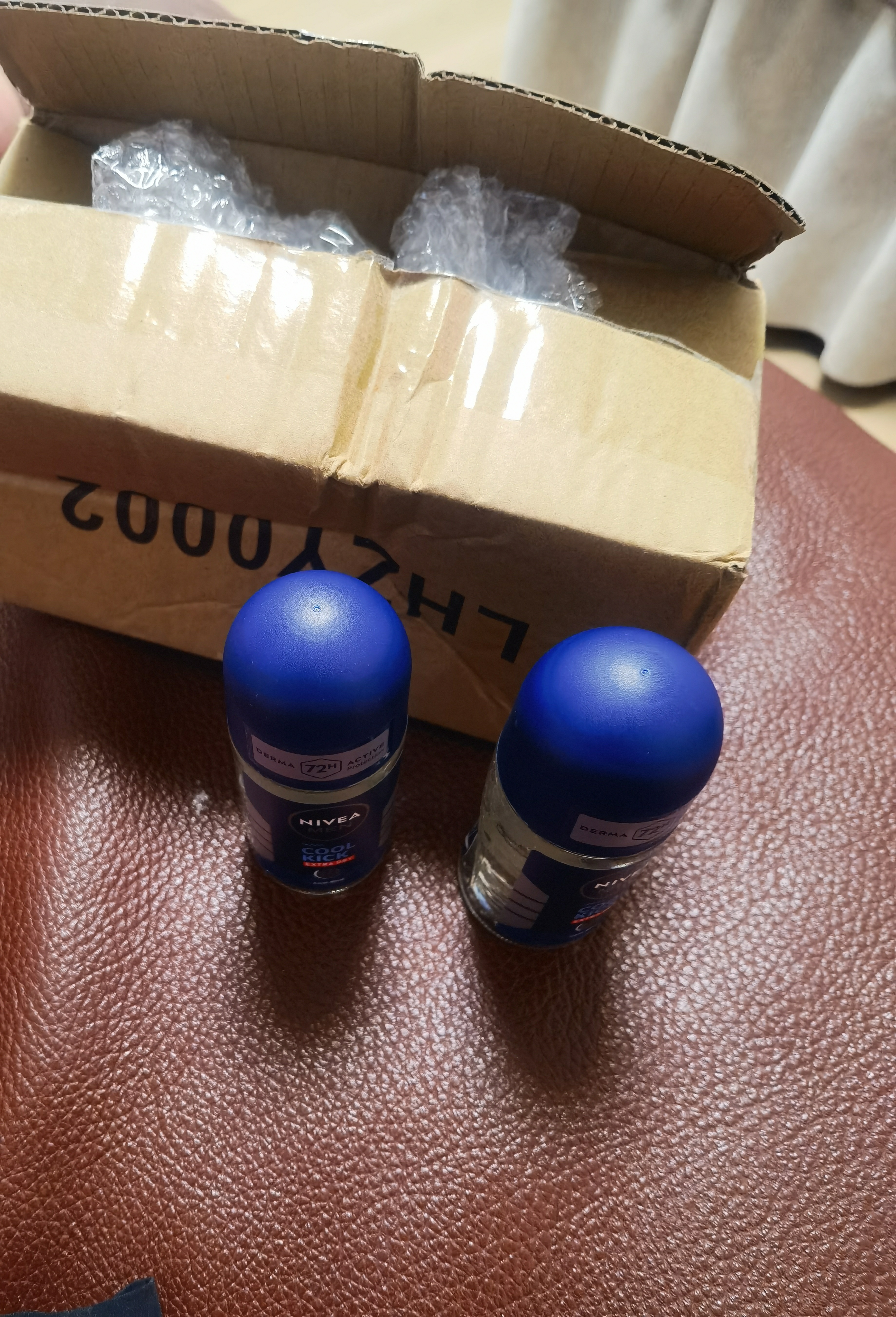 妮维雅（NIVEA）止汗石走珠露腋下香体滚珠长效抑汗露夏季异味狐臭腋臭清香 【海洋酷爽】男士走珠露50ml*2 实拍图