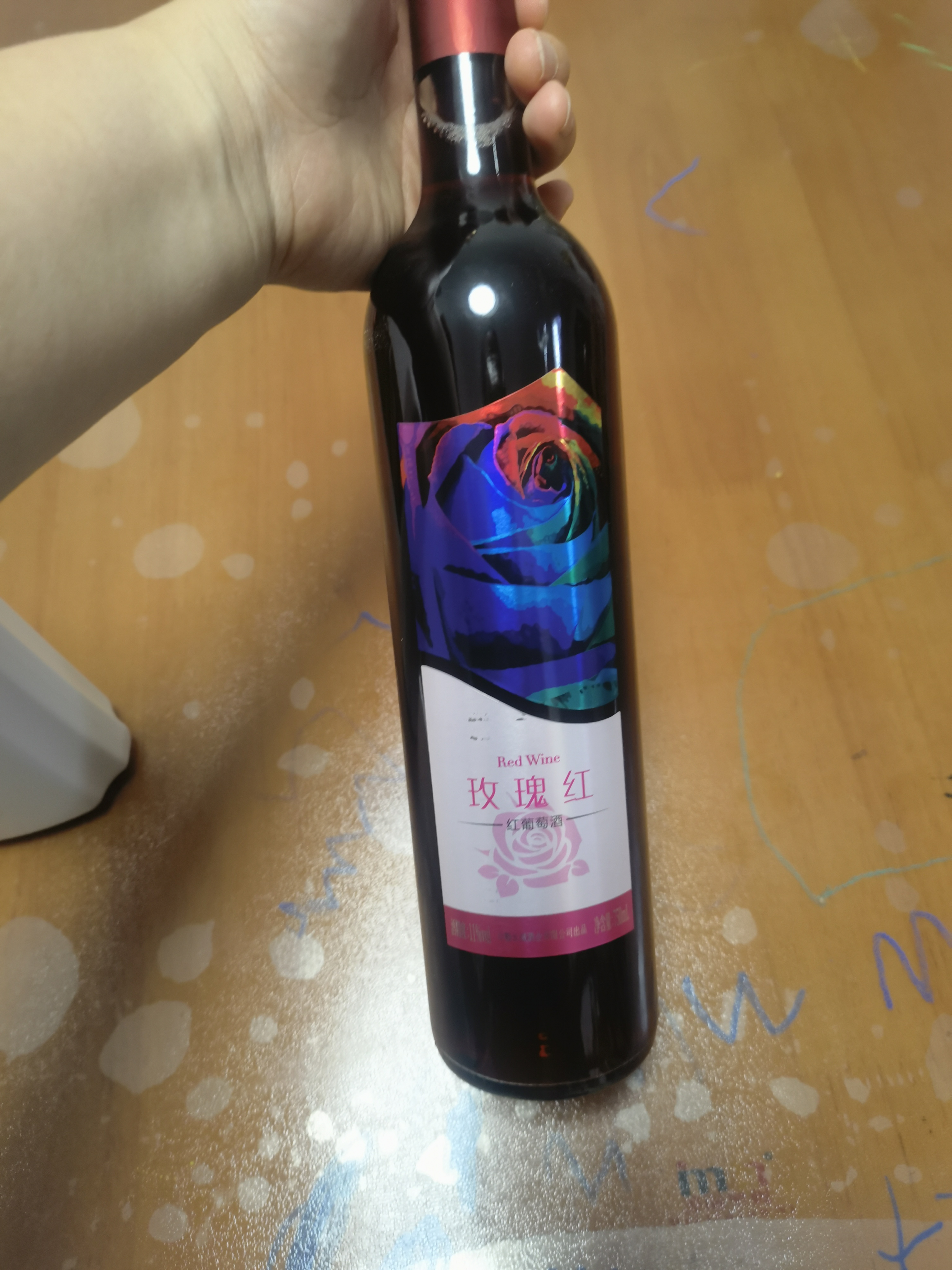 长城玫瑰红甜红葡萄酒750ml单瓶装中粮出品热门商品推荐 实拍图
