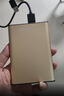黑甲虫 (KINGIDISK) 500G USB3.0 移动硬盘 SLIM系列 2.5英寸 中国金 9.5mm金属纤薄 抗震抗压 SLIM500 实拍图