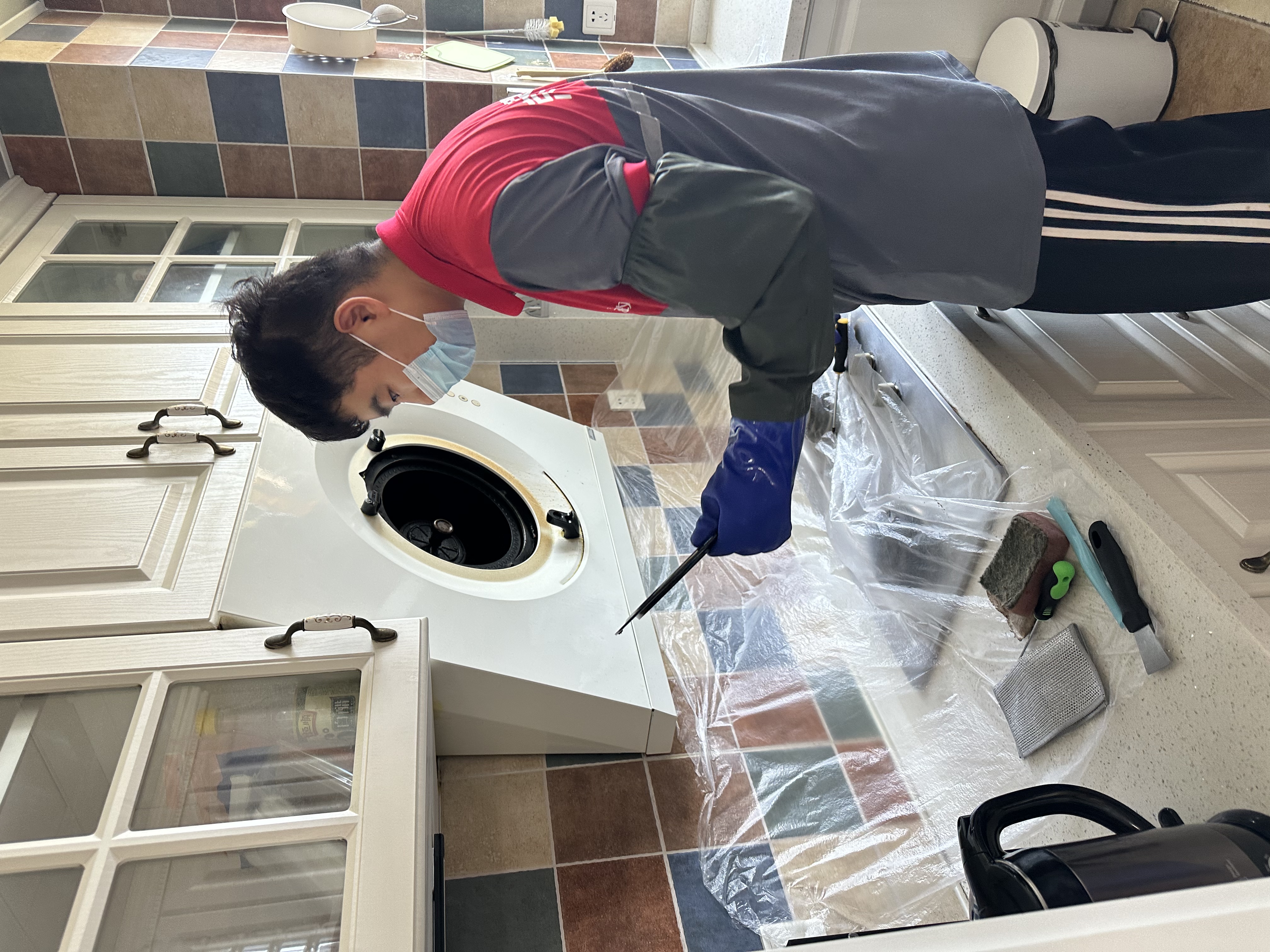 京东家政清洗 油烟机全拆洗+燃气灶清洗家电清洗上门服务清洁保养 实拍图