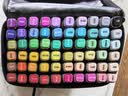 Touch mark泰驰马克笔60色学生油性软头+硬头美术绘画水彩笔记号笔大墨量儿童学生生日节日礼物画画笔 实拍图