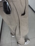 【纯棉耐磨】四季纯色休闲裤男士宽松大码直筒裤工装工作裤 军绿色 【夏薄款】 L 【适合120-140斤体重】 实拍图