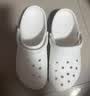 卡骆驰（CROCS）檀健次同款经典洞洞鞋轻便百搭女沙滩鞋包头拖鞋男鞋|10001 白色-100(含智必星) 37 /38(230mm) 实拍图