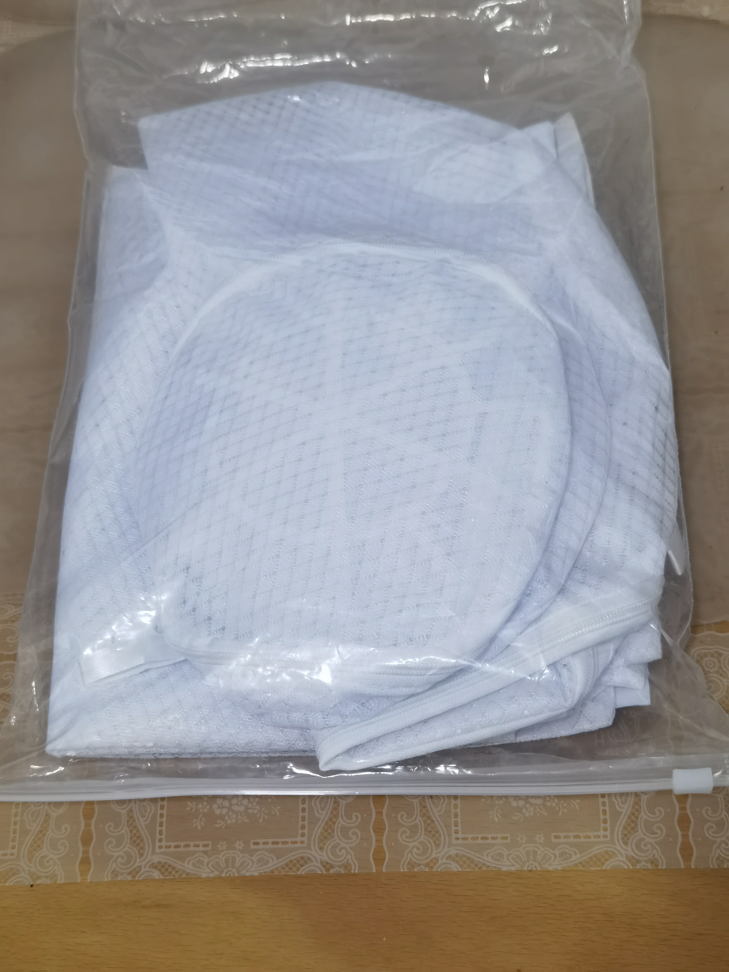 LYNN抑菌洗衣袋洗衣机专用洗护袋防变形内衣毛衣清洁袋 5件套 白色 实拍图
