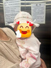 爱宝适婴儿帽子夏款儿童遮阳帽透气网眼宝宝渔夫帽儿童盆帽 粉色 S661 实拍图