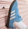 adidas「T头鞋」VL COURT复古休闲板鞋德训鞋男女阿迪达斯轻运动 汉玉白/黑色/树脂黄   43 实拍图