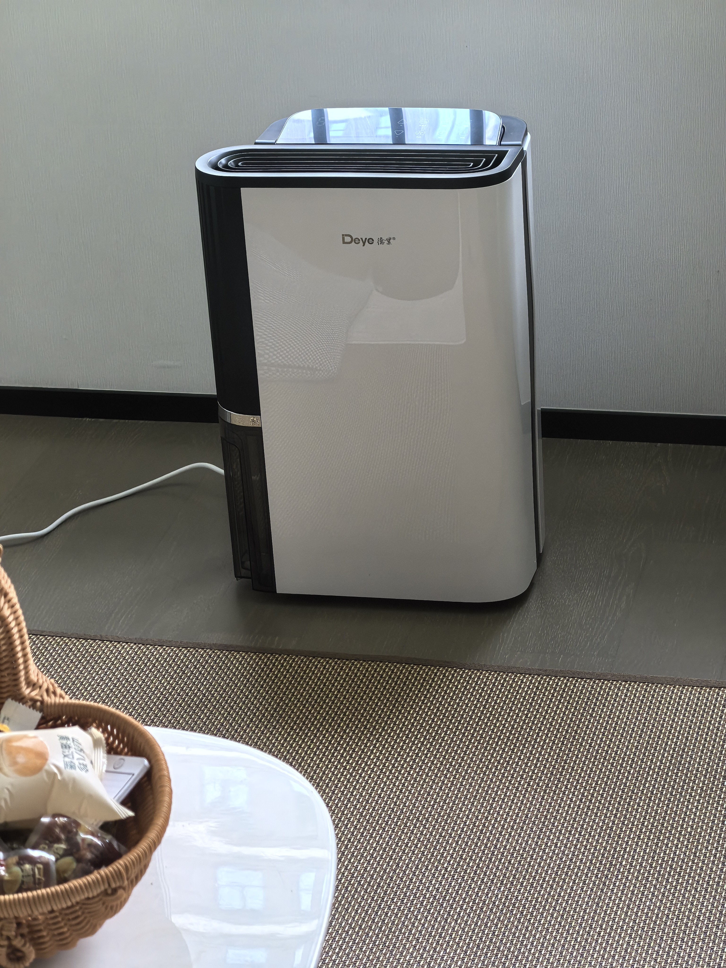 德业（Deye）除湿机/抽湿机 除湿量25升/天 45㎡家用轻音地下室除潮除湿器干衣机客厅卧室 手机智控DYD-T22A3 实拍图