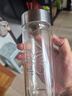 富光双层玻璃杯 高硼硅玻璃泡茶杯子 茶水分离杯 带茶隔商务水杯男士 实拍图