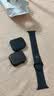 Apple/苹果 Watch S11 智能手表GPS+蜂窝款46毫米深空灰色铝金属表壳黑色运动型表带M/L MFDE4CH/B 实拍图