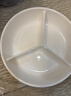 COOKSS宝宝辅食一锅蒸餐盘圆形三分格陶瓷蒸蛋碗电饭锅内蒸菜格儿童 实拍图