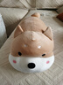 名创优品（MINISO）趴姿大号趣味狗狗公仔玩偶玩具娃娃抱枕靠枕生日礼物女 卡其色 实拍图