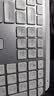 罗技（Logitech）大师系列 MX Keys S无线蓝牙键盘 超薄全尺寸 人体工学 智能背光 带无线接收器 白色 108键 实拍图