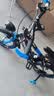 飞鸽儿童自行车男孩女孩单车2-4-6-10岁女男童小孩童车宝宝男脚踏车 免安装蓝色+闪尾灯+水壶头灯版 14寸( 适合90-105CM 约3-6岁) 实拍图