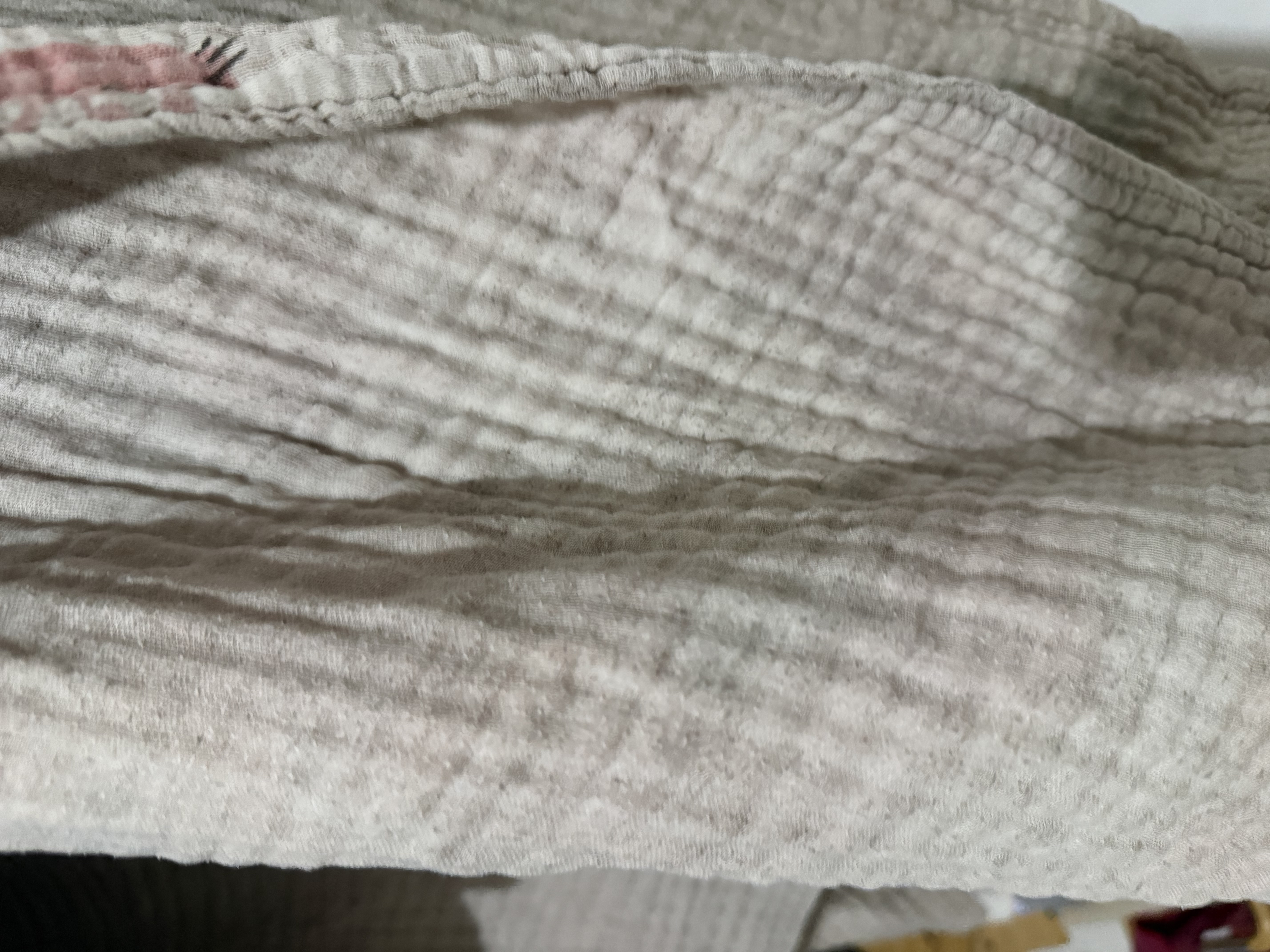 南极人（Nanjiren）婴儿浴巾纯棉宝宝加密纱布洗澡巾包巾新生儿童大毛巾110*110CM 实拍图