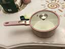卡罗特奶锅辅食锅婴儿宝宝蒸煮一体陶瓷小汤锅不粘锅京东限定18cm 实拍图