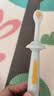 可优比（KUB）儿童牙刷0到3岁宝宝软毛牙刷婴儿口腔清洁护齿乳牙刷1岁 竹篁绿 实拍图