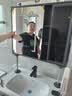 恋派浴室柜 陶瓷一体盆卫生间洗脸盆柜组合悬挂式洗漱台智能洗手盆柜 智能镜柜】珠光灰【促销中】80cm 实拍图