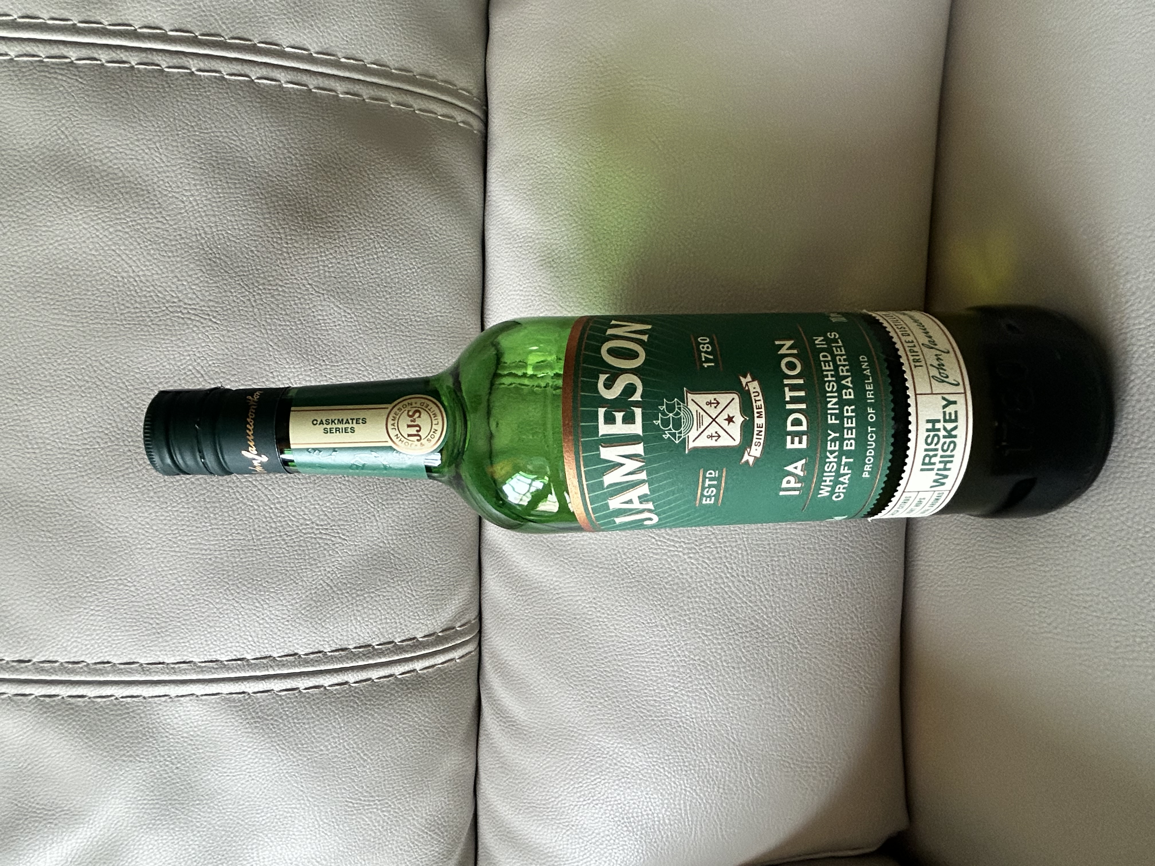 尊美醇（Jameson）爱尔兰 调和型 花果香威士忌 洋酒 700ml  IPA版 精酿桶 送礼 实拍图