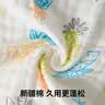 洁丽雅（Grace）A类纯棉6层纱布小毛巾3条装宝宝童巾婴儿洗脸洗澡巾口水巾运动 实拍图