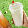美丽雅奶茶杯一次性咖啡杯带盖500ml*40套珍珠饮料塑料杯加厚果汁杯子 实拍图