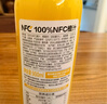 农夫山泉100%纯果汁NFC橙汁900ml*4瓶整箱装鲜果冷压榨饮料礼盒 实拍图