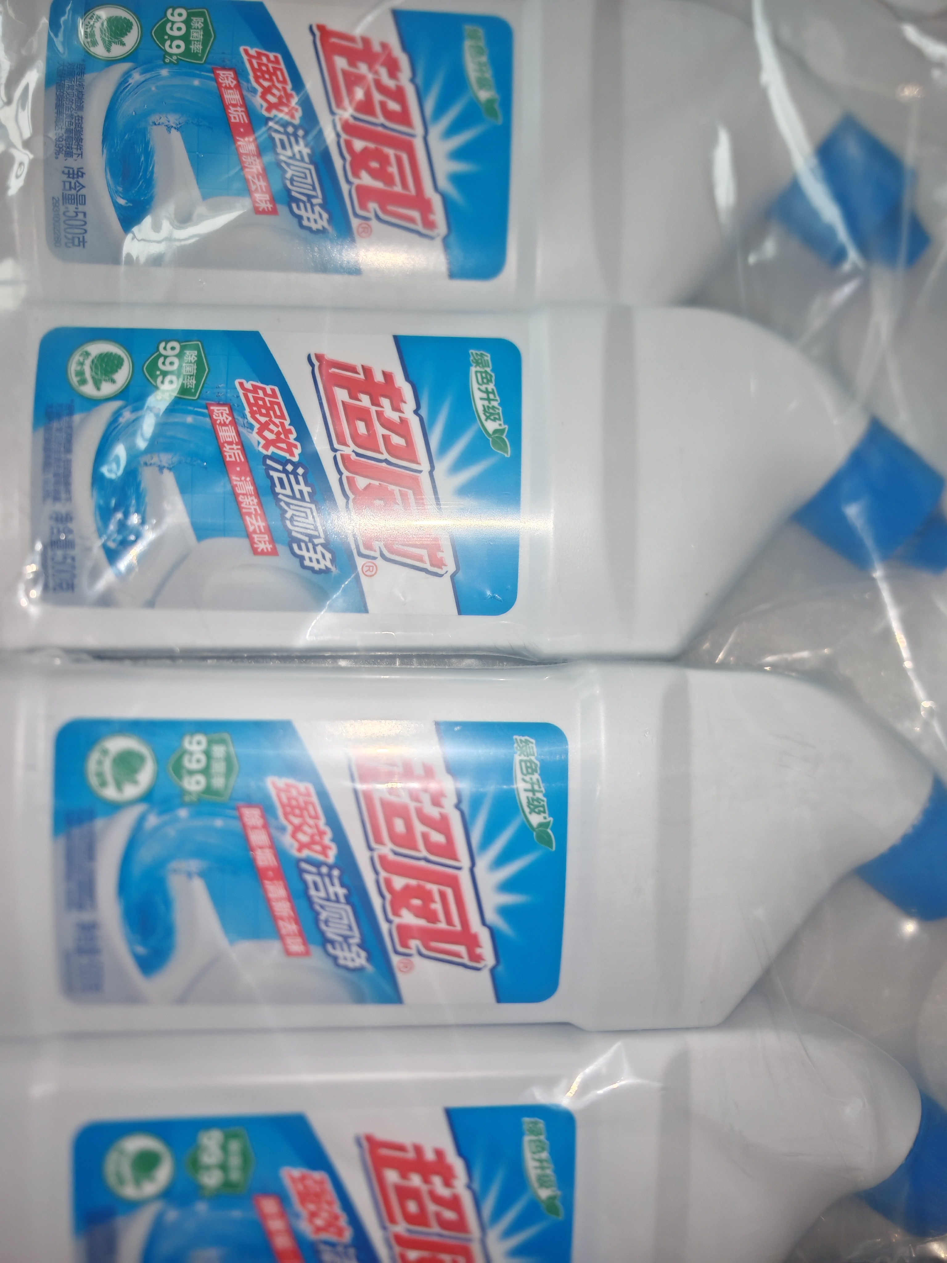 超威强效洁厕灵 500g*4瓶 卫生间浴室马桶厕所清洁剂洁厕液  松木香 实拍图