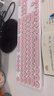 雷柏（Rapoo）X260S 键鼠套装 无线键鼠套装 办公键盘鼠标套装 电脑键盘 笔记本键盘 粉色 实拍图