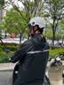 阿蒂亚 春亚纺分体式反光雨衣雨裤 XXL码/件 黑色连帽 实拍图