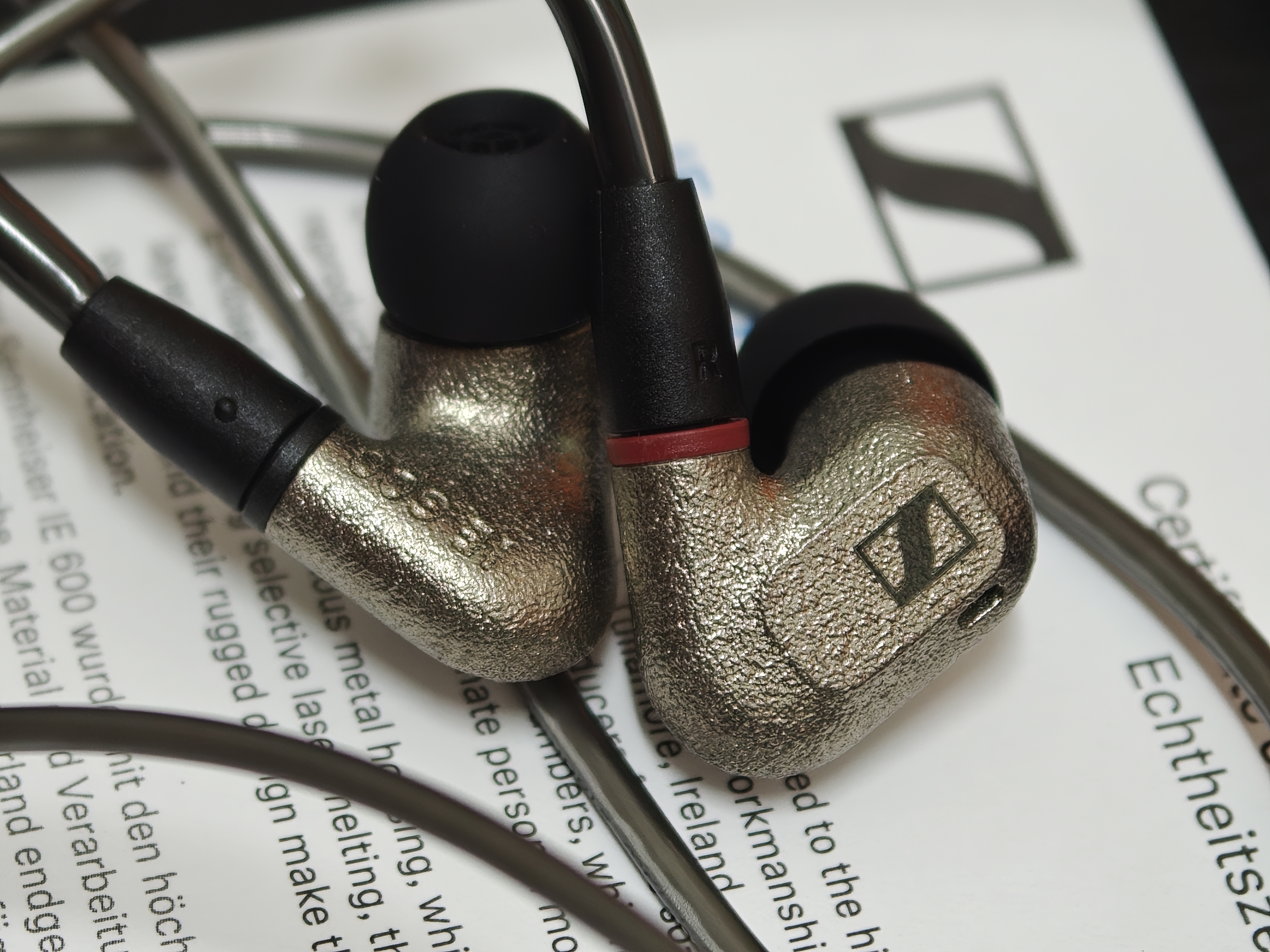 森海塞尔（Sennheiser）IE900/IE600/IE300旗舰级HIFI高保真超宽单动圈单元可拆卸MMCX挂耳式耳机 高保真发烧有线耳机耳塞 IE600 【高端HIFI高保真】 实拍图