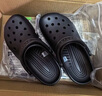 卡骆驰（CROCS）经典洞洞鞋轻便百搭女沙滩鞋包头拖鞋男鞋|10001 深蓝-410(含智必星) 41 /42(260mm) 实拍图
