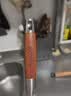 美厨（MAXCOOK）漏勺 304不锈钢线漏捞勺18cm 加厚花梨木MCCU419 实拍图