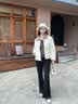坦博尔轻薄羽绒服女士26年新款短款翻领春秋廓形外套62350266黄油芝165 实拍图
