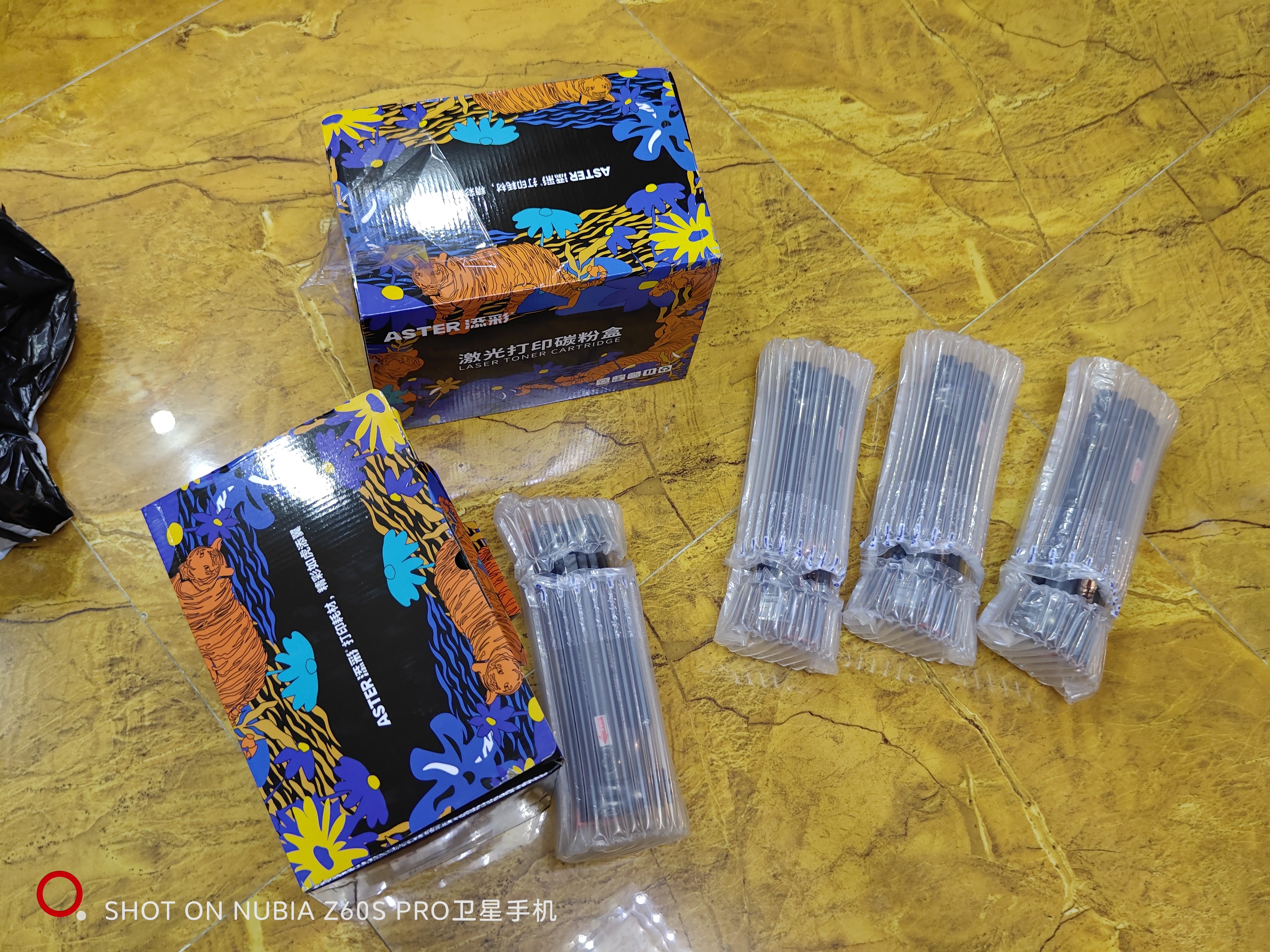 添彩88a硒鼓4支装 适用惠普m1136 CC388a硒鼓M128fw M226dw M202n M1139mfp M1219nf m126a打印机墨盒 实拍图