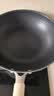三禾微纳无涂层不粘炒锅不锈钢炒菜锅无油烟含钛锅具32cm雾月白配钢铲 实拍图