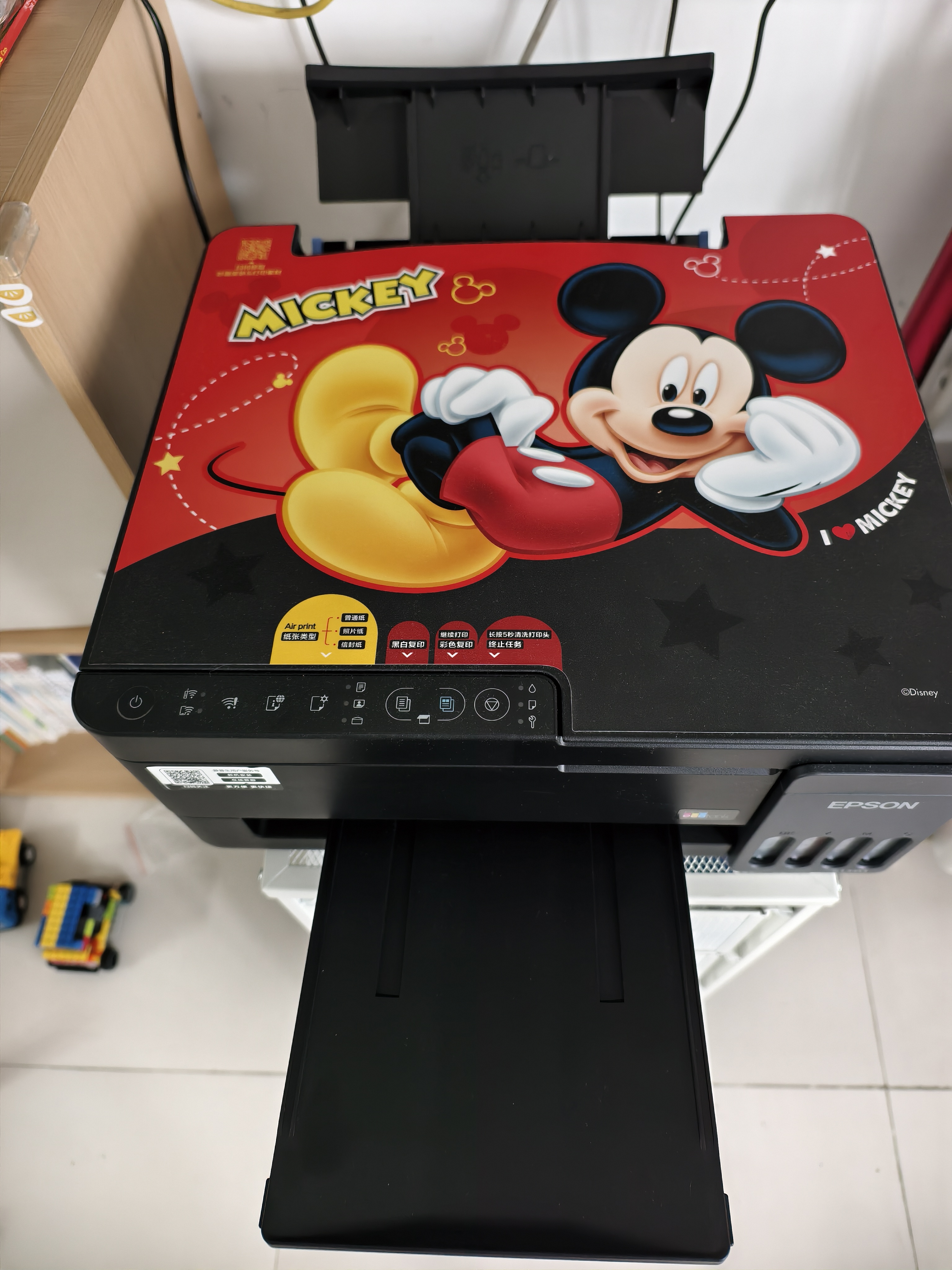 爱普生（EPSON）【6代新品】L3353墨仓式彩色家用AI学习打印机 L3251/L3255升级版(打印复印扫描 微信/无线 黑色） 实拍图