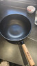 康巴赫炒锅少油烟无涂层精铁锅老铁锅电磁炉燃气通用32cm 实拍图