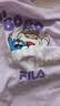 FILA X UNDERBOBO联名儿童短袖T恤2026夏季新款男女童休闲上衣 靓丽紫-PU 165 实拍图