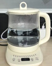 小熊（Bear）养生壶煮茶器 1.5升大容量电热水壶煮水壶烧水壶恒温壶 家用办公室多功能恒温水壶花茶壶泡茶壶 【高硼硅玻璃壶】YSH-J15W8 1.5L 实拍图