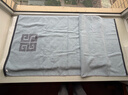 金号毛巾纯棉高档运动浴巾 加厚加大男士洗澡巾 灰色 150*73cm 480g 实拍图