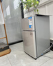 志高（CHIGO）小冰箱迷你小型家用冷藏冷冻两用宿舍出租房用双门办公室电冰箱节能省电 【店长推荐】48L银色【一级能效丨全国联保】 实拍图