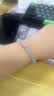 周六福18K金貔貅手串女金珠手链生日礼物 海蓝宝石手串 17cm 实拍图