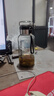 【送杯套】大容量加厚玻璃杯子便携杯茶水分离带杯套泡茶水杯 透明 1000ml吨吨桶 1只装 实拍图