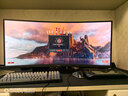 华硕战影34 VG34WQML5A 34英寸电竞显示器2K WQHD曲面带鱼屏HVA 250Hz高刷HDR400 95%DCI-P3 HDMI2.1 实拍图